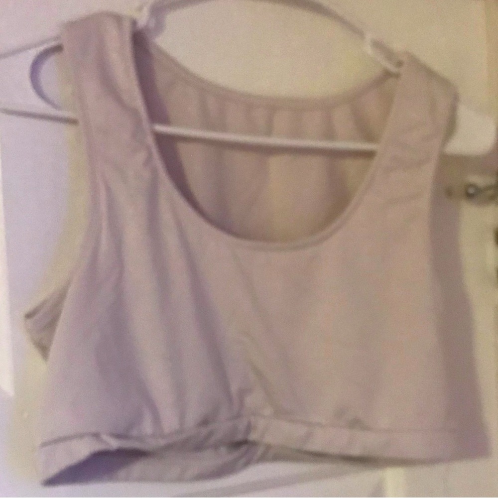 White sports bra